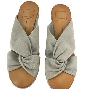 Dolce Vita Women's Knotted Sandals in Gray